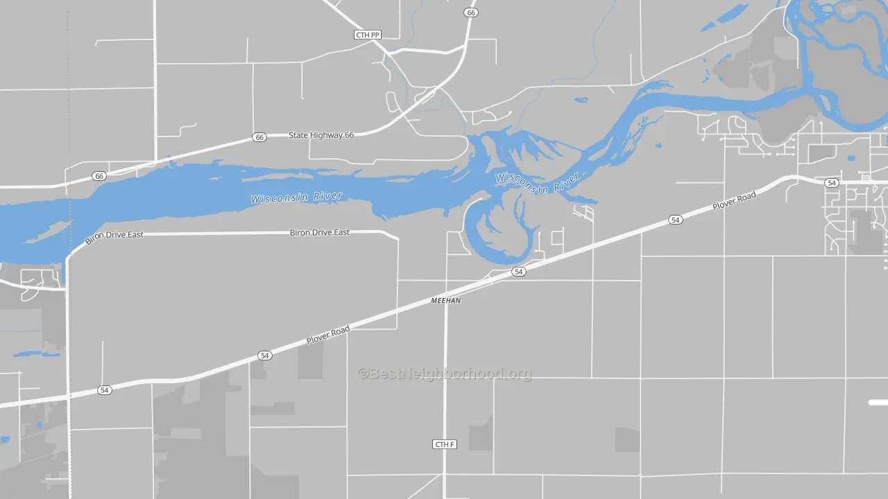 Transit Grade map of Meehan, WI