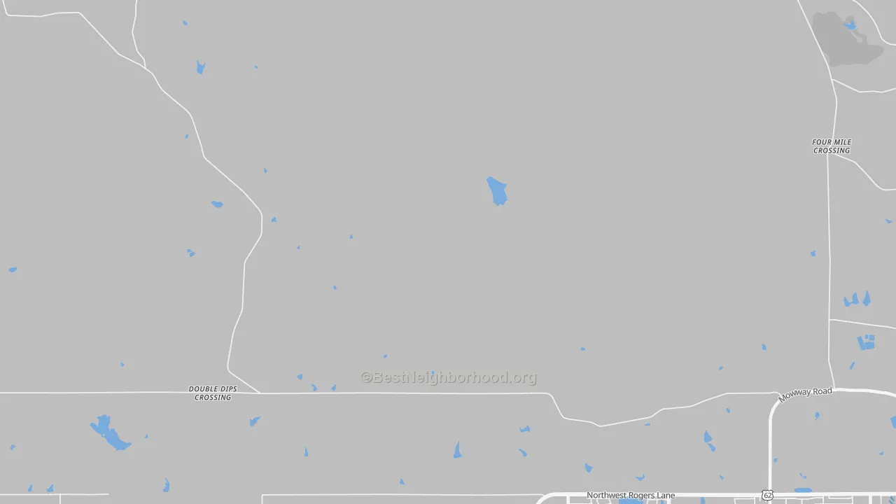 Transit Grade map of Meers, OK