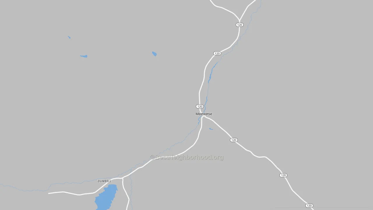 Transit Grade map of Meeteetse, WY