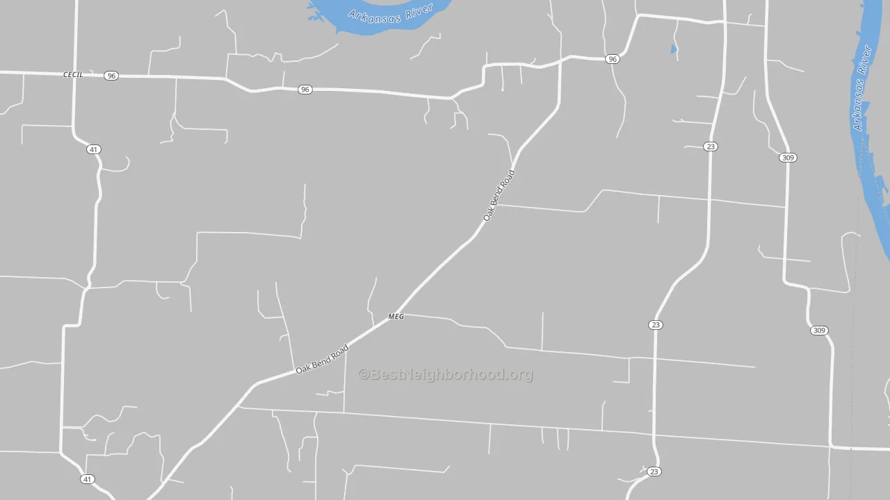 Transit Grade map of Meg, AR