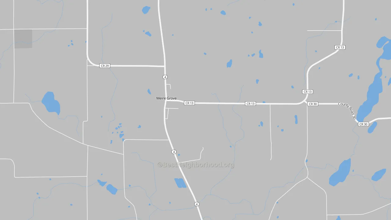 Transit Grade map of Meire Grove, MN