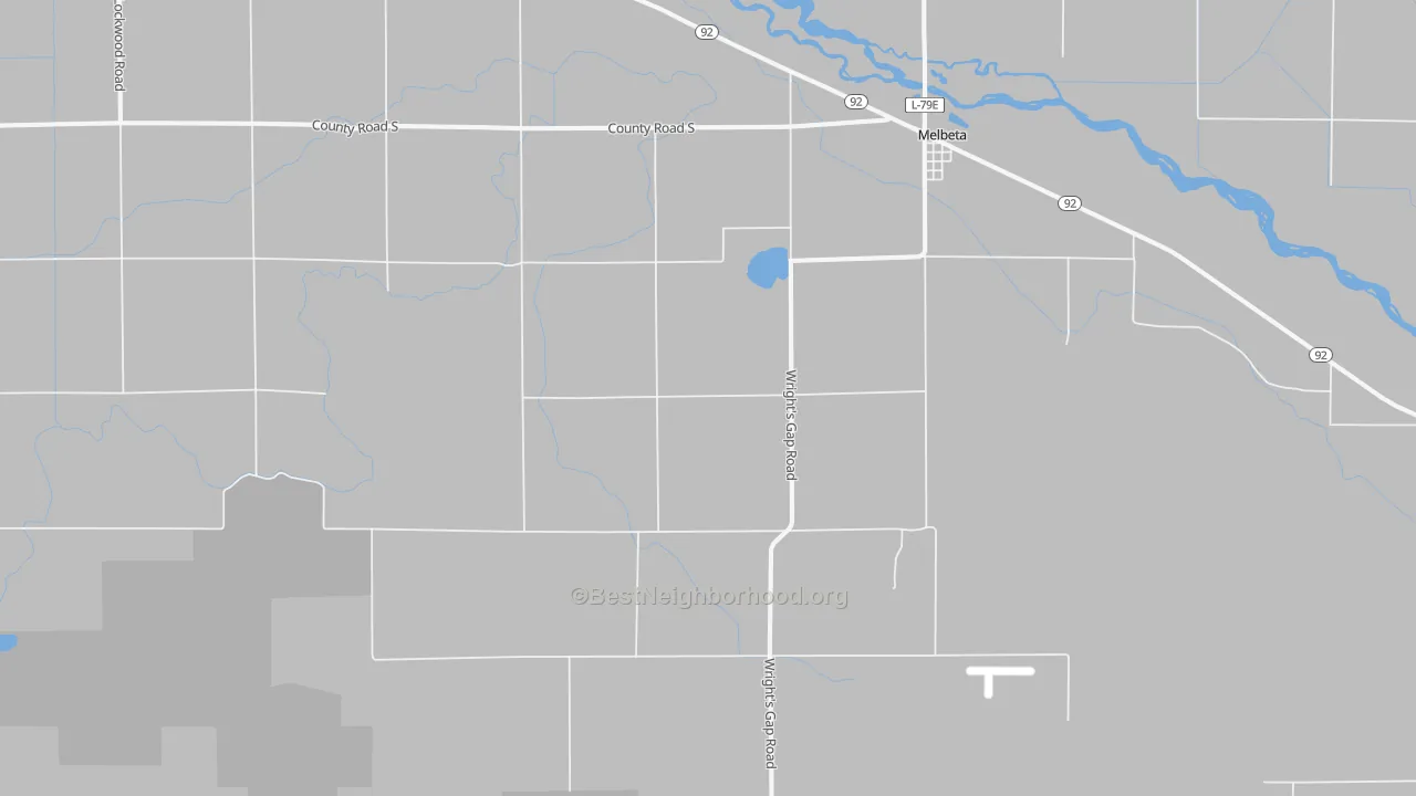 Transit Grade map of Melbeta, NE