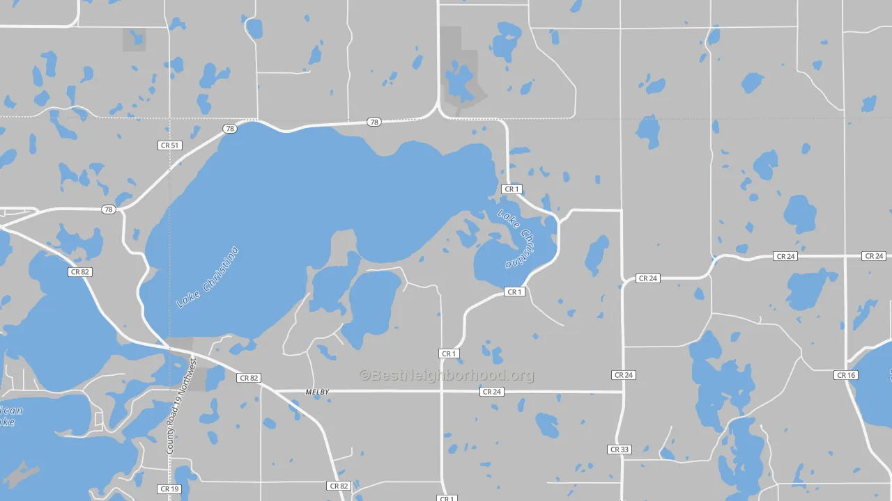 Transit Grade map of Melby, MN
