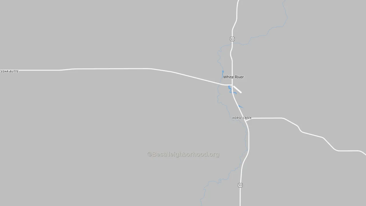 Transit Grade map of Mellette County, SD