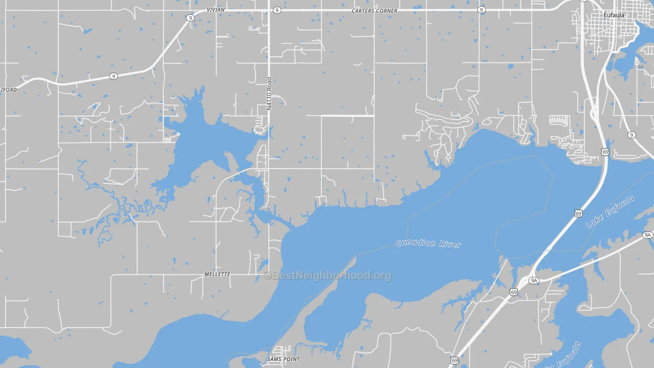 Transit Grade map of Mellette, OK