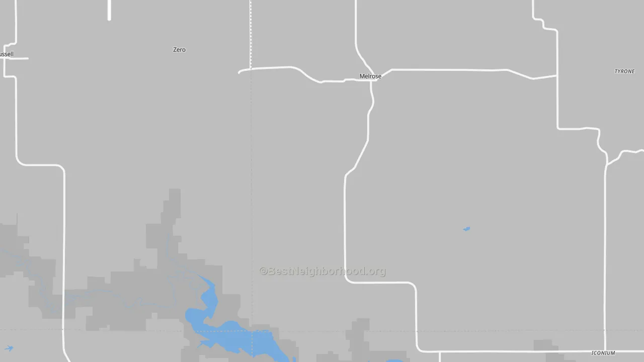Transit Grade map of Melrose, IA