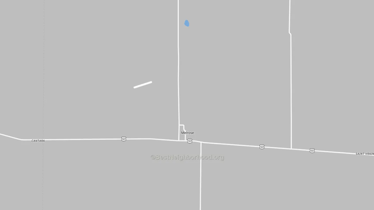 Transit Grade map of Melrose, NM