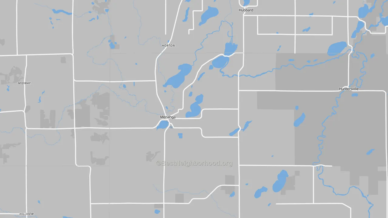 Transit Grade map of Menahga, MN