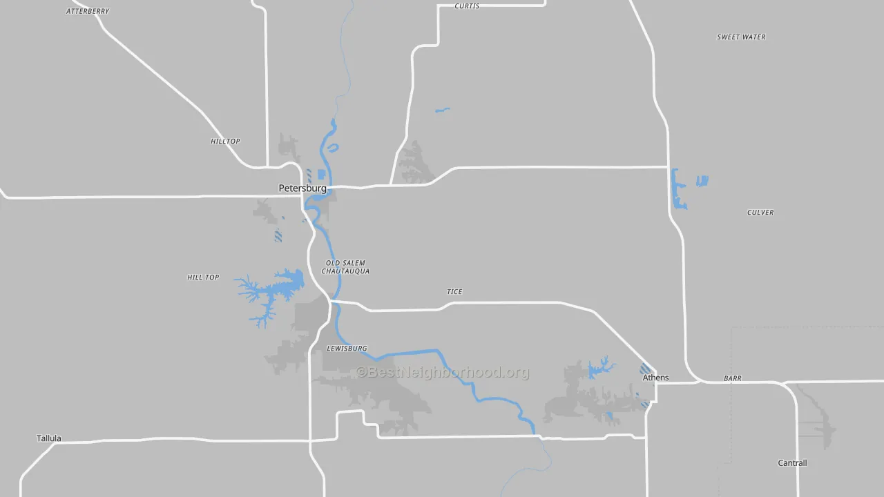 Transit Grade map of Menard County, IL