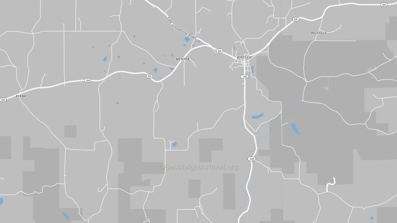 Transit Grade map of Mentor, IN
