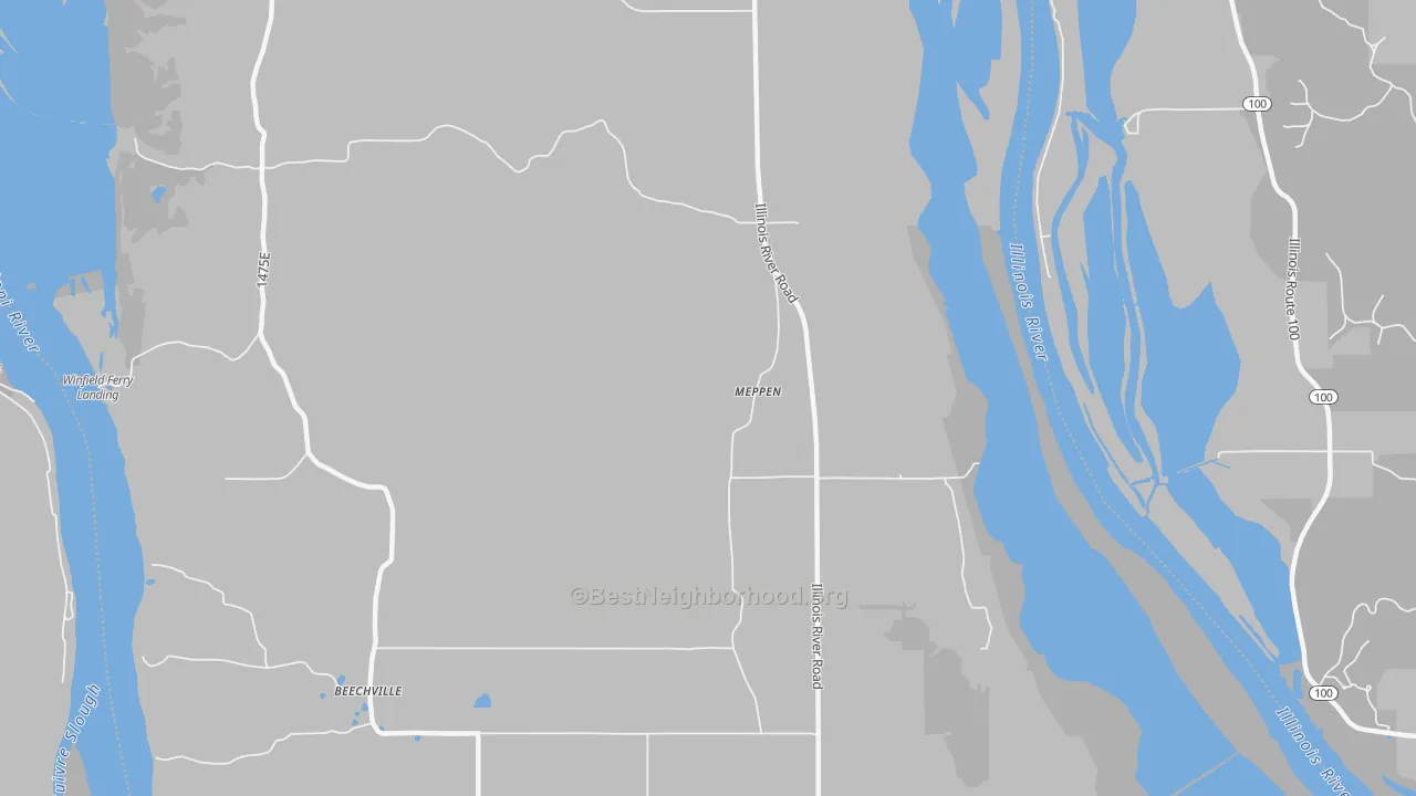Transit Grade map of Meppen, IL