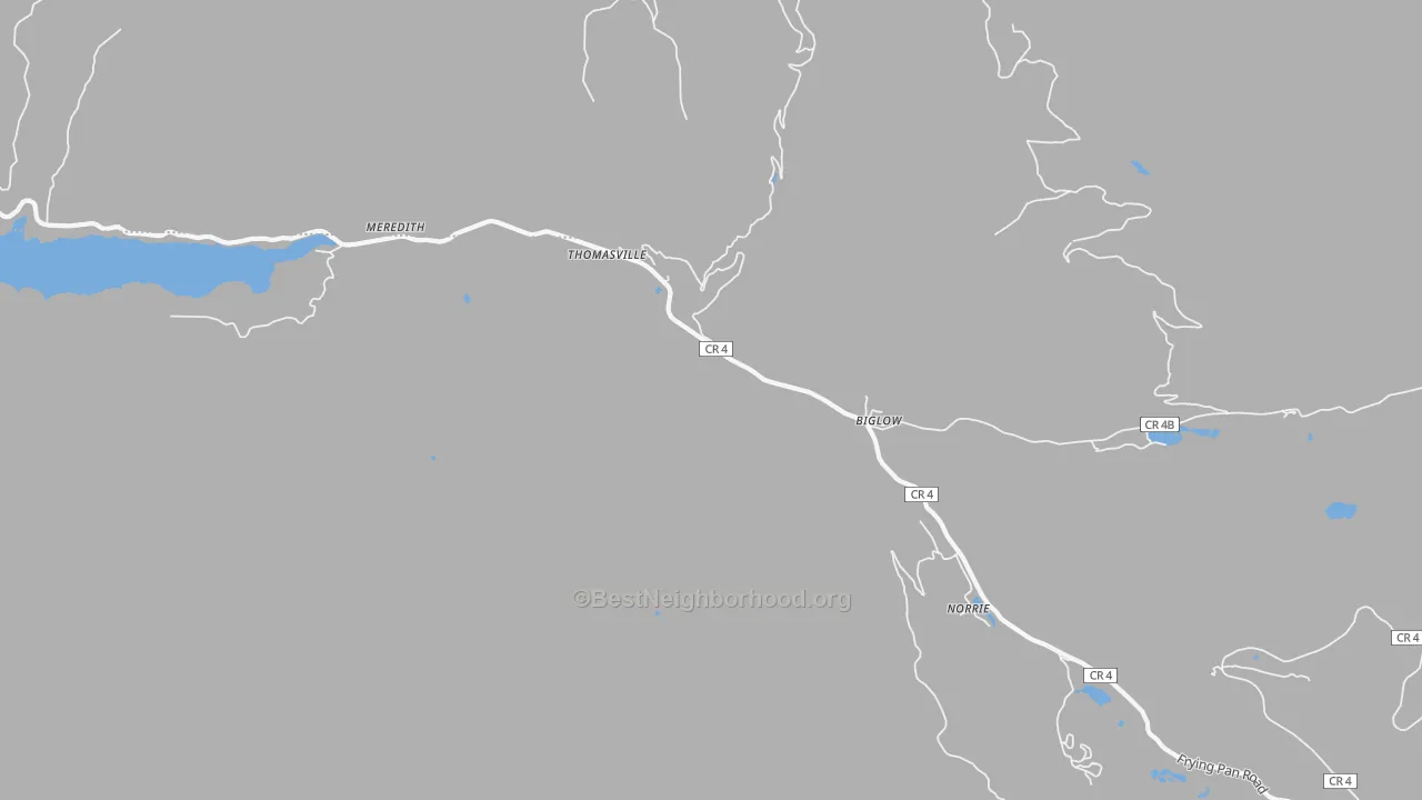 Transit Grade map of Meredith, CO