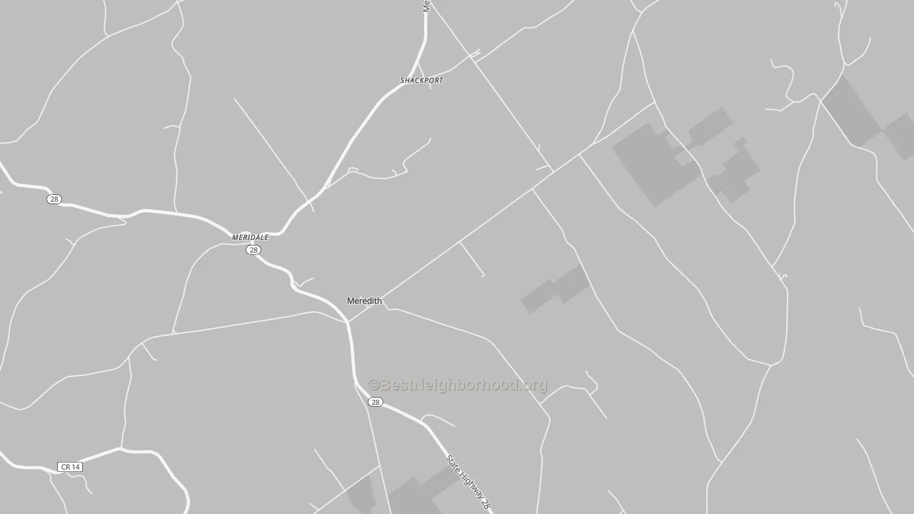 Transit Grade map of Meredith, NY
