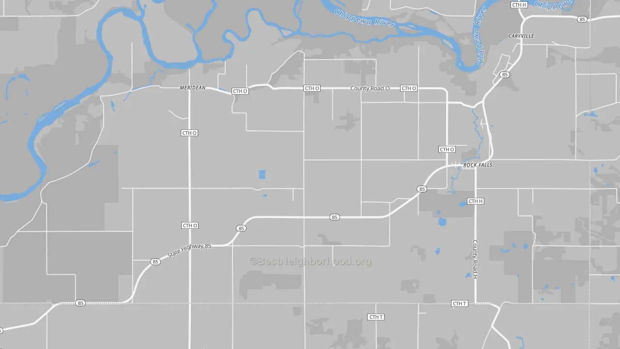 Transit Grade map of Meridean, WI
