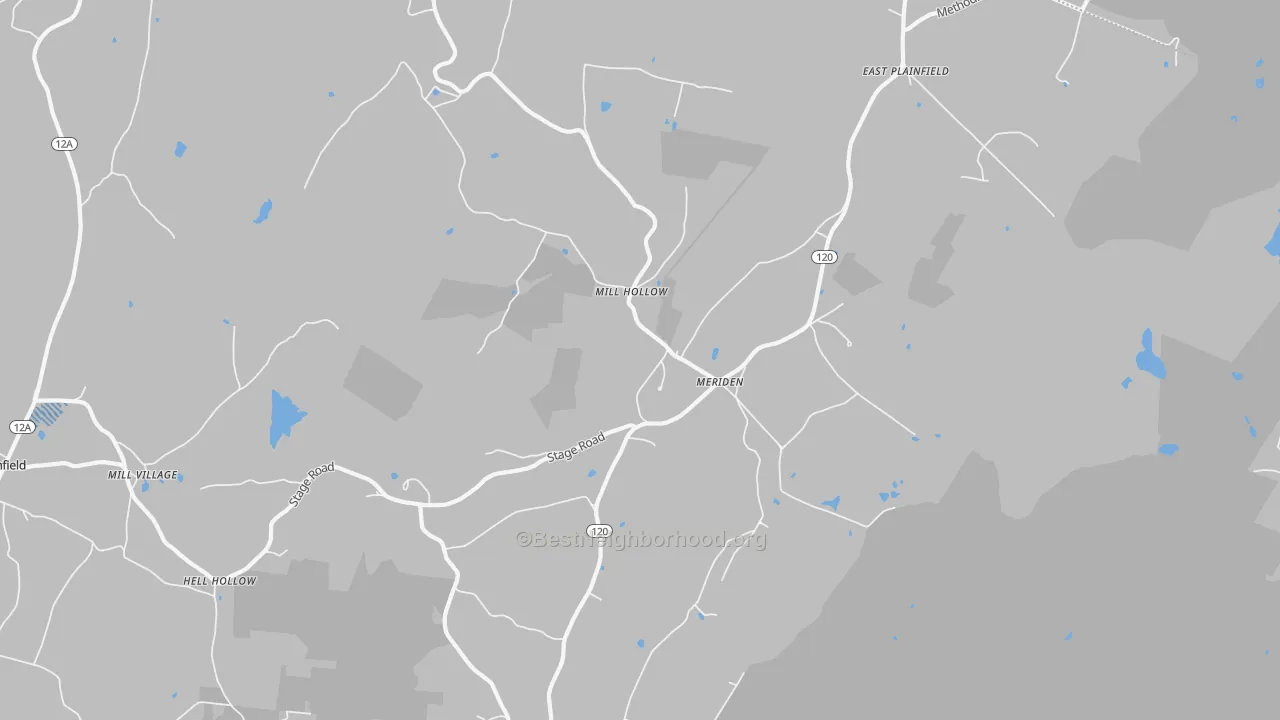 Transit Grade map of Meriden, NH