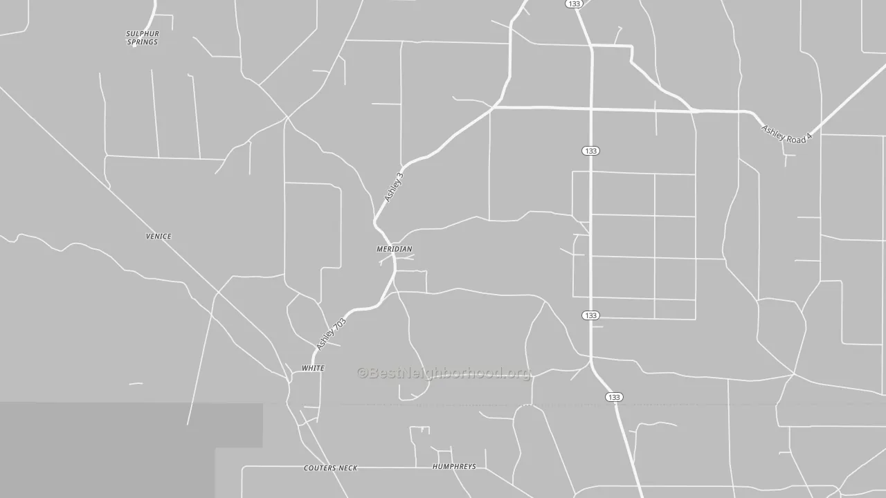 Transit Grade map of Meridian, AR