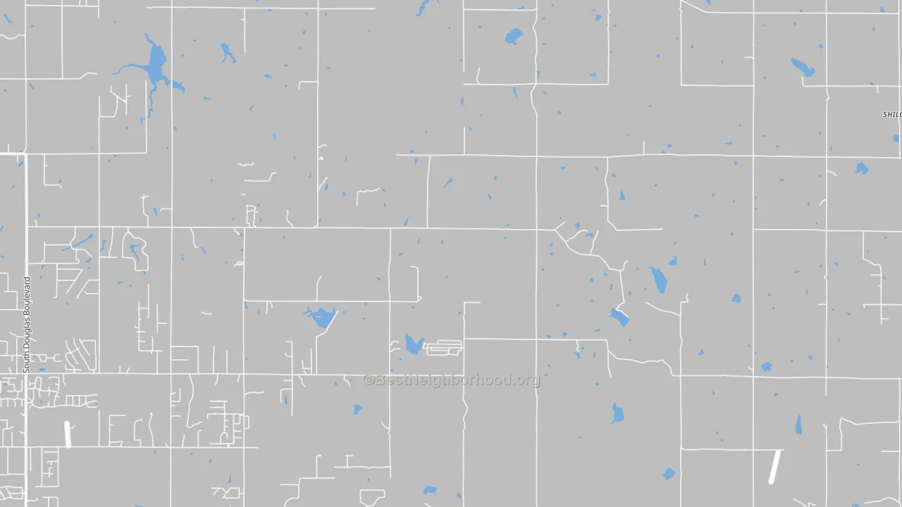 Transit Grade map of Meridian, OK