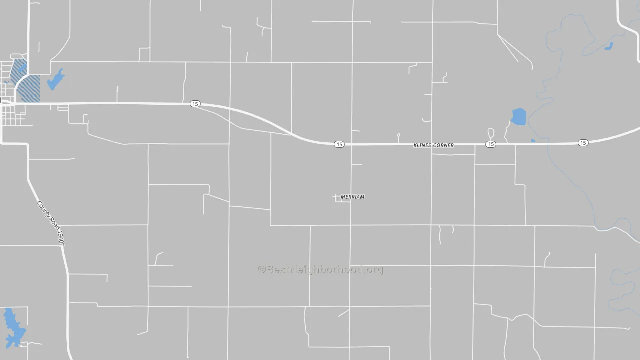 Transit Grade map of Merriam, IL