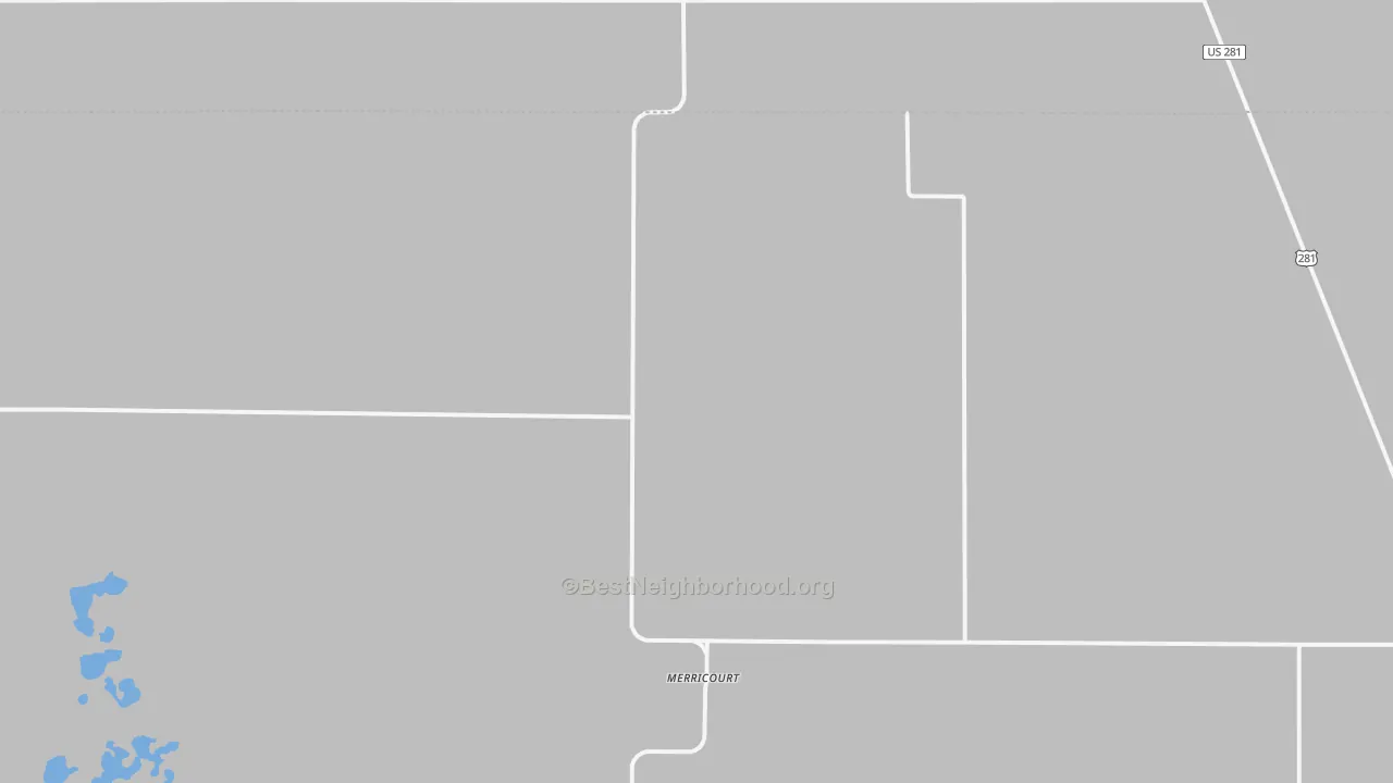 Transit Grade map of Merricourt, ND