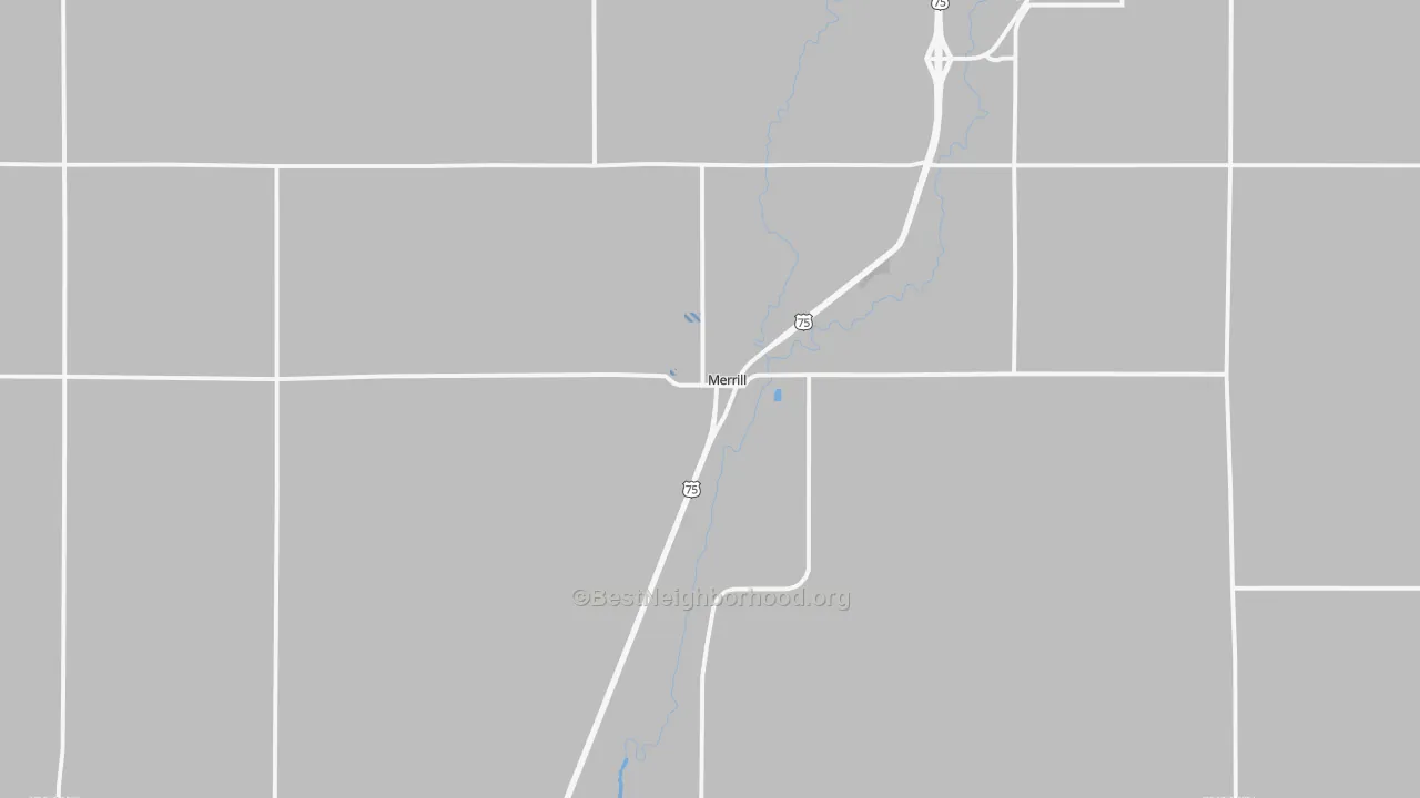 Transit Grade map of Merrill, IA