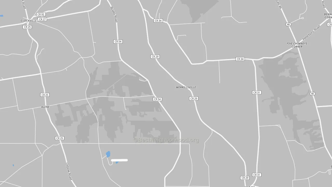 Transit Grade map of Merrillsville, NY