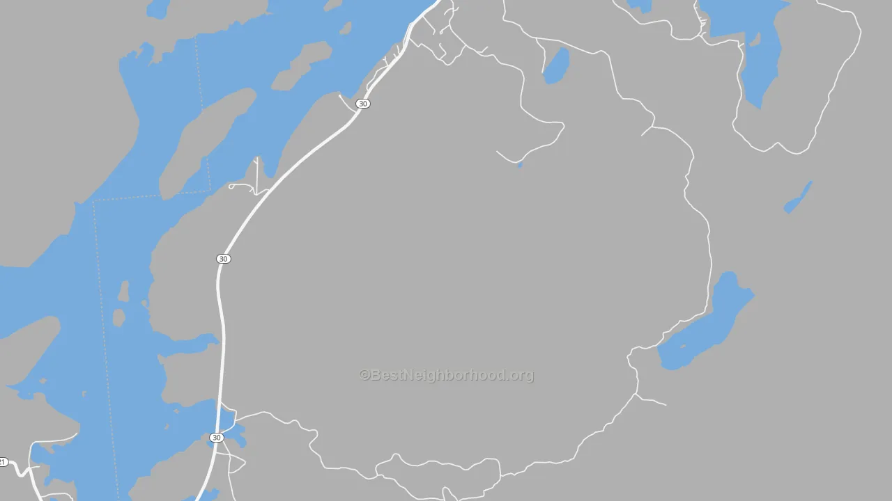Transit Grade map of Merrilville, NY