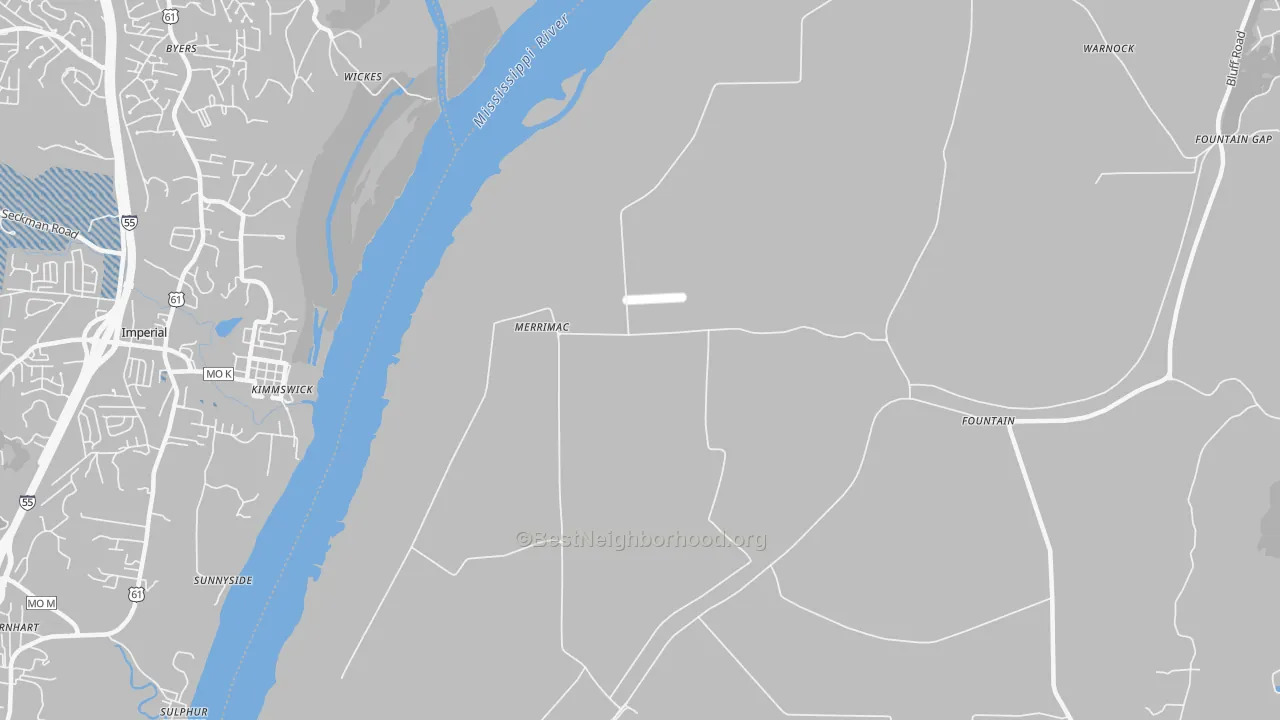 Transit Grade map of Merrimac, IL