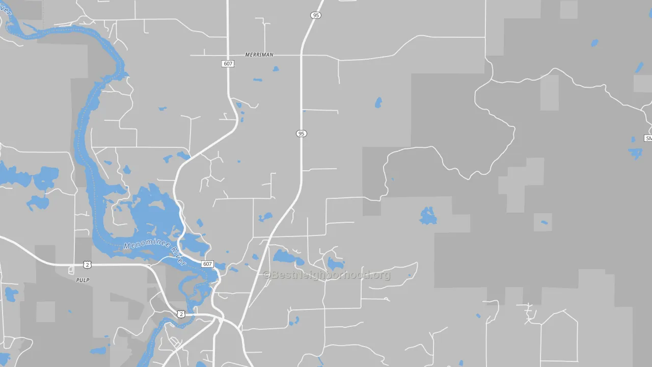 Transit Grade map of Merriman, MI