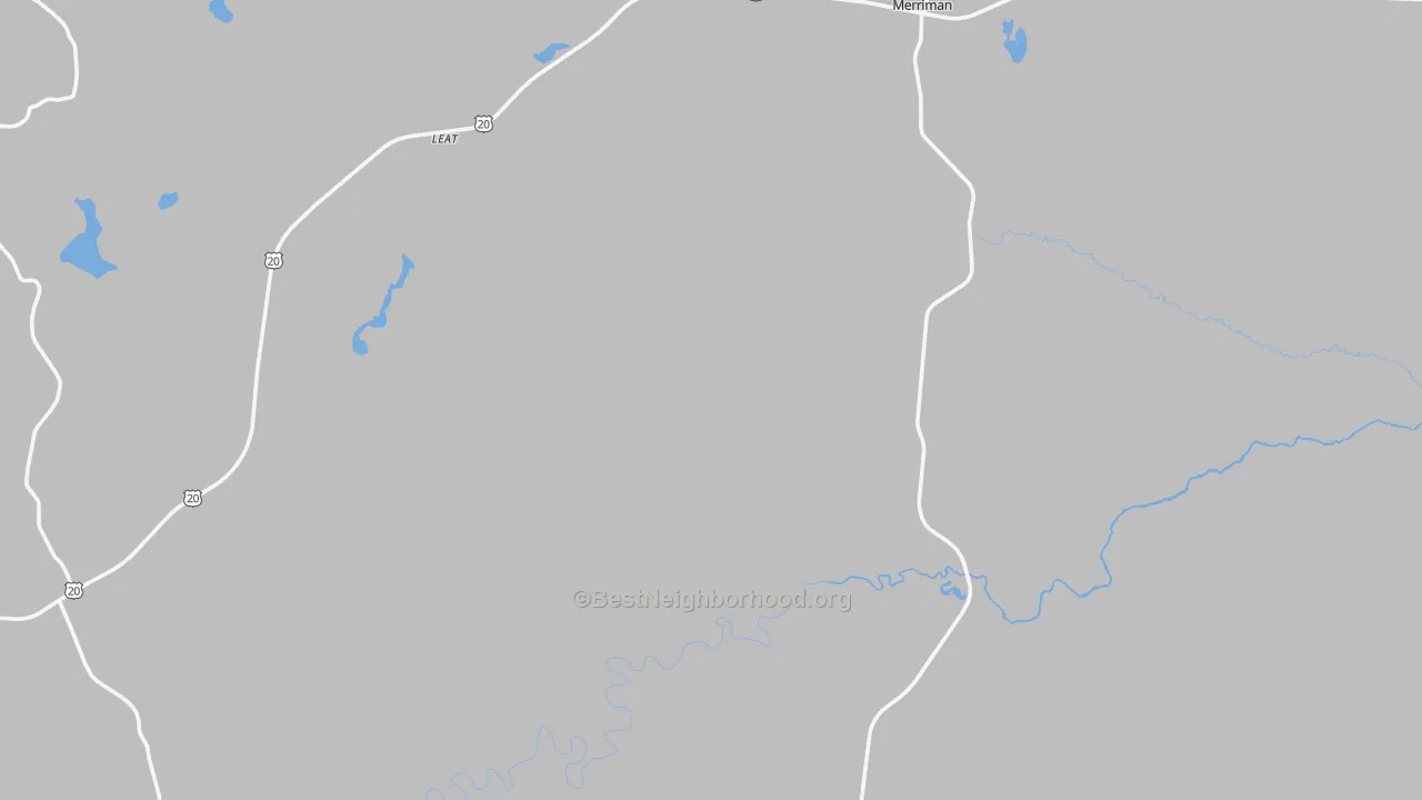Transit Grade map of Merriman, NE