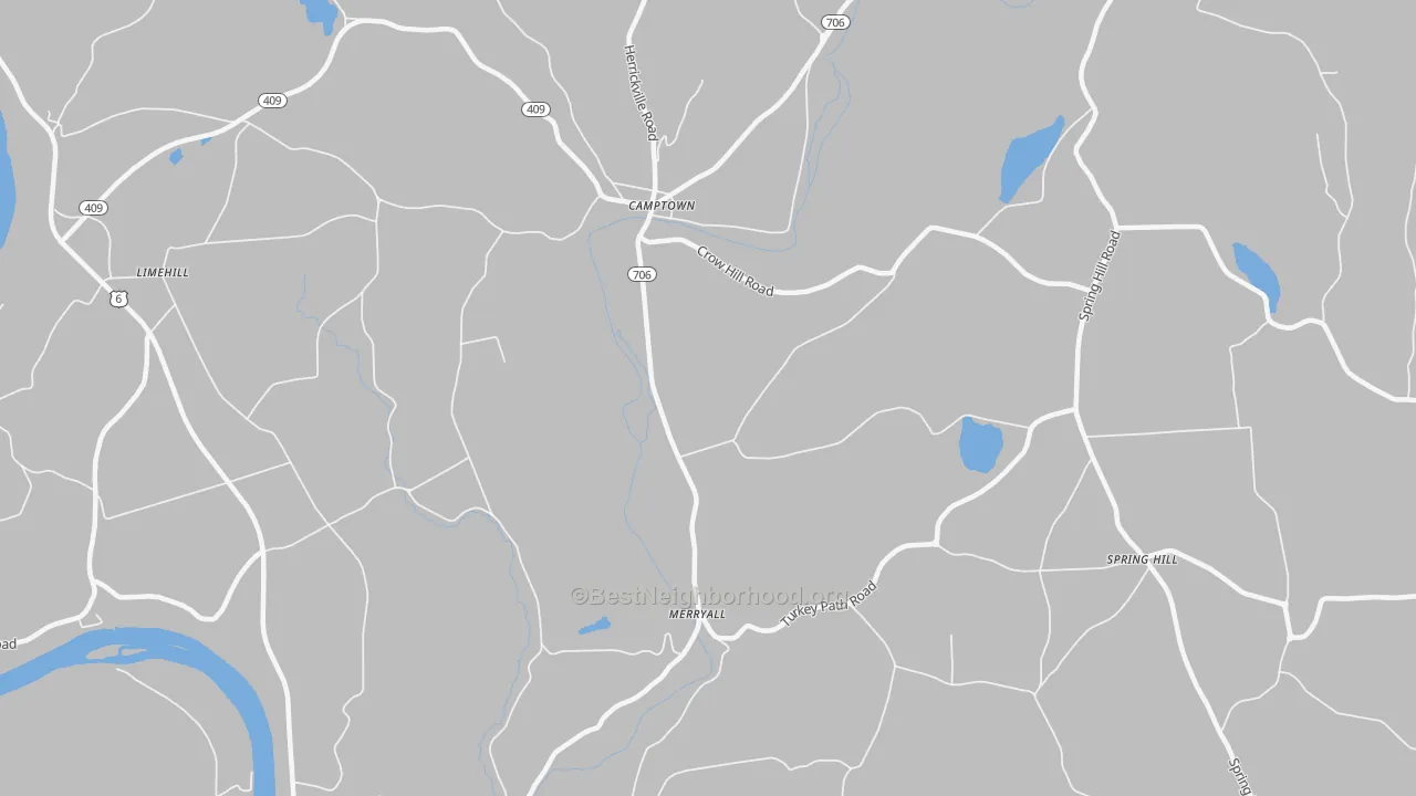 Transit Grade map of Merryall, PA