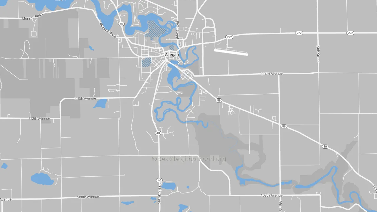 Transit Grade map of Merson, MI