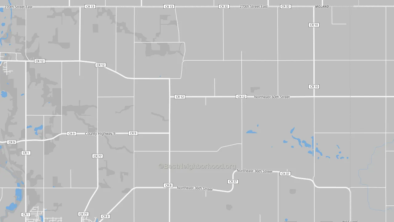 Transit Grade map of Merton, MN