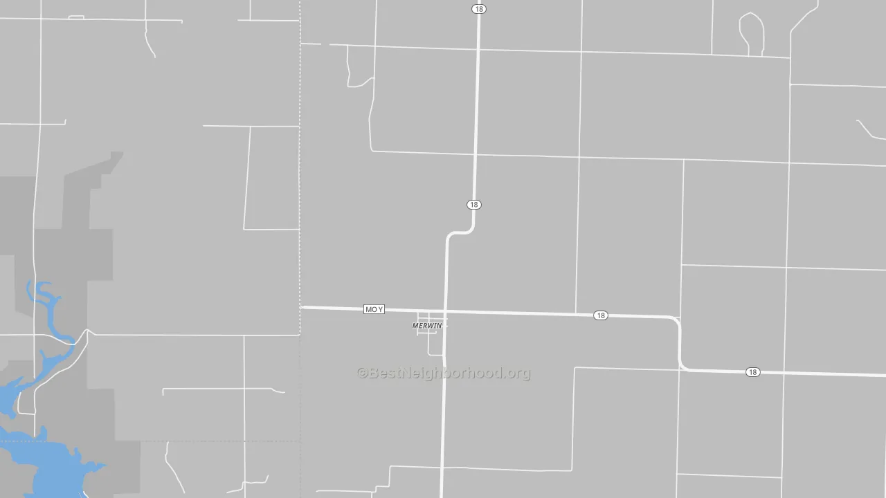 Transit Grade map of Merwin, MO