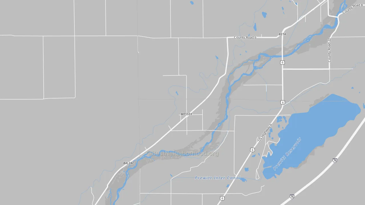 Transit Grade map of Messex, CO