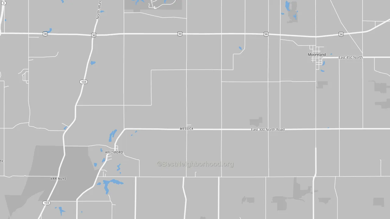 Transit Grade map of Messick, IN