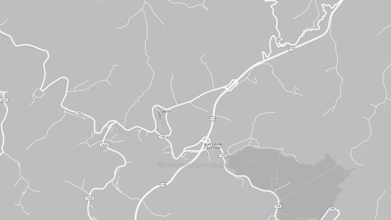 Transit Grade map of Meta, KY