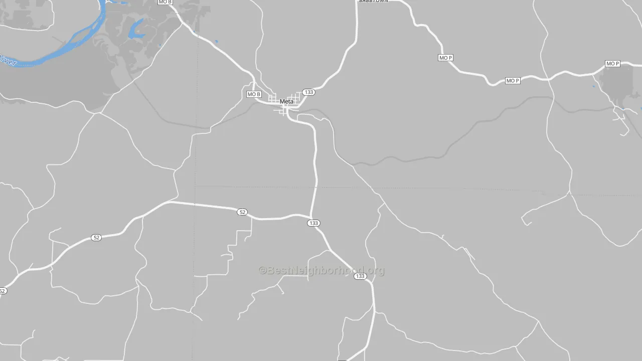 Transit Grade map of Meta, MO