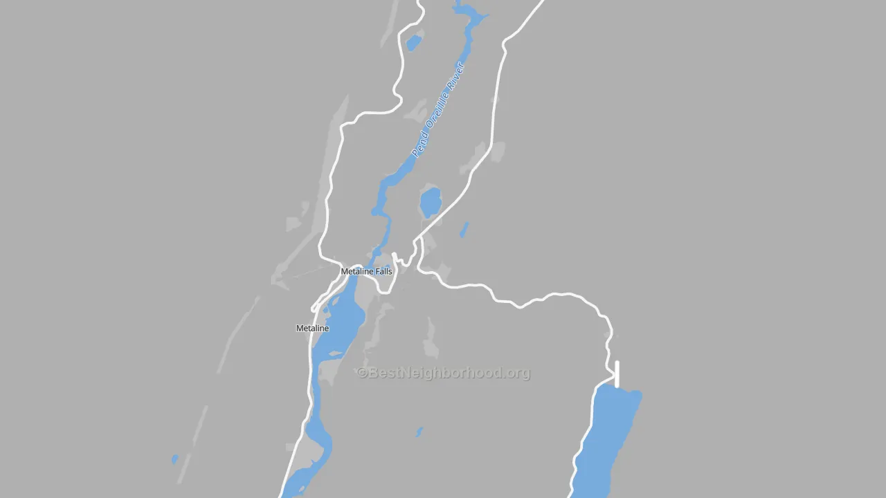 Transit Grade map of Metaline Falls, WA