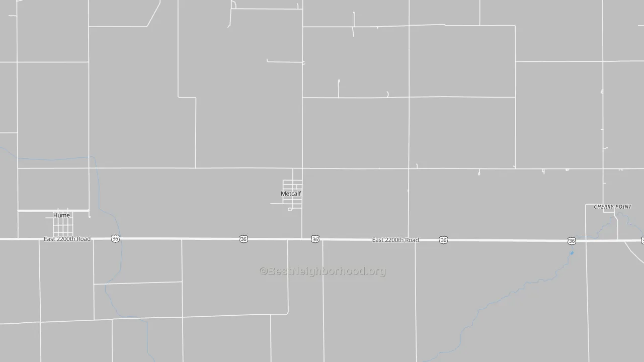 Transit Grade map of Metcalf, IL