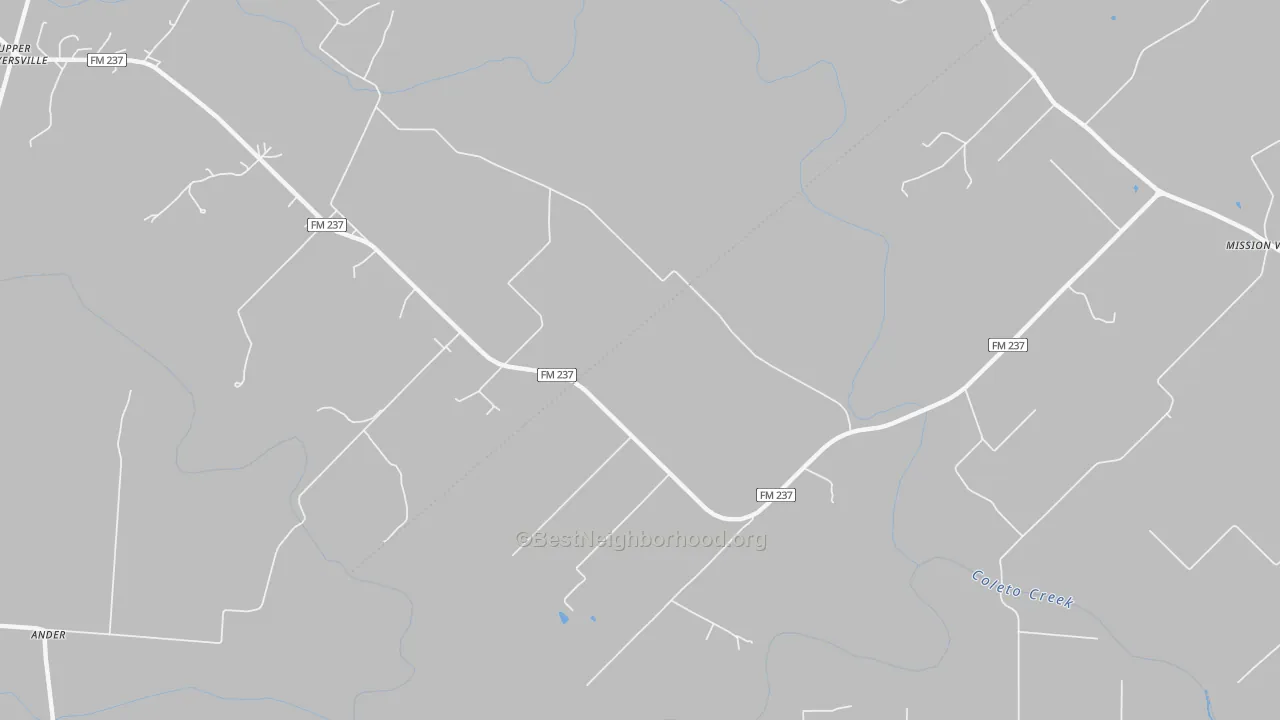 Transit Grade map of Meyersville, TX
