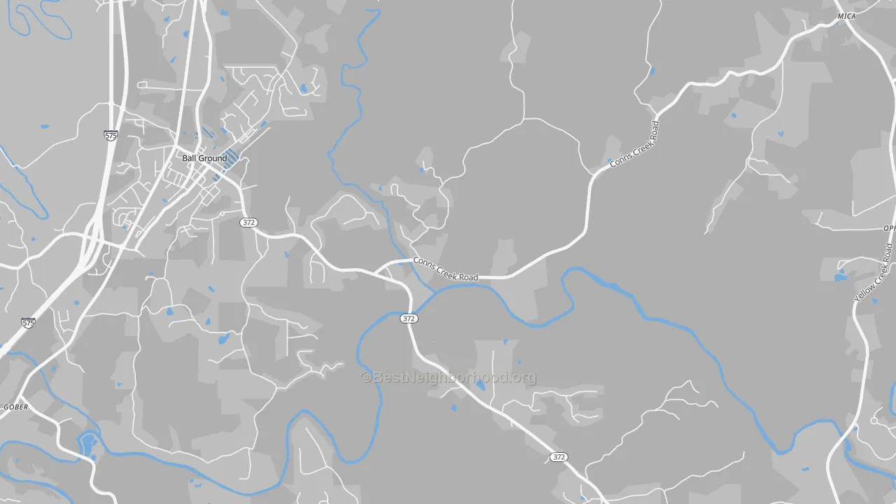 Transit Grade map of Mica, GA