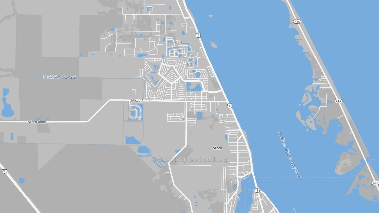 Transit Grade map of Micco, FL