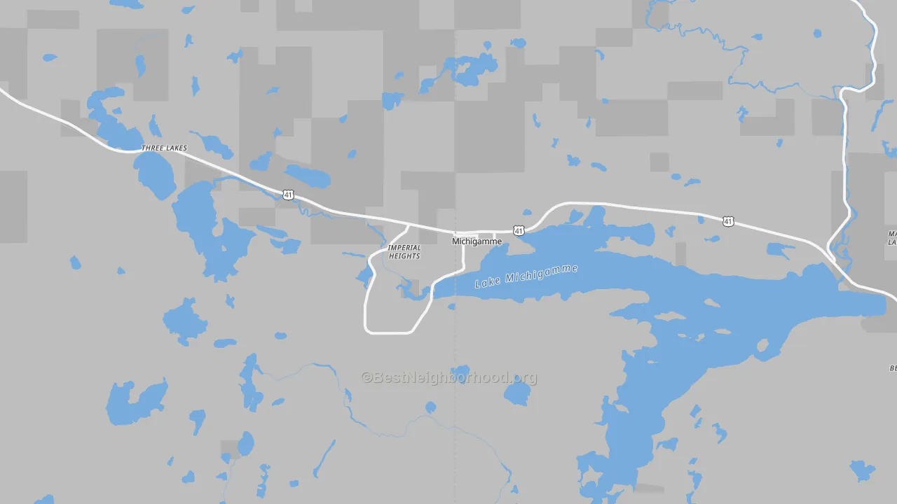 Transit Grade map of Michigamme, MI