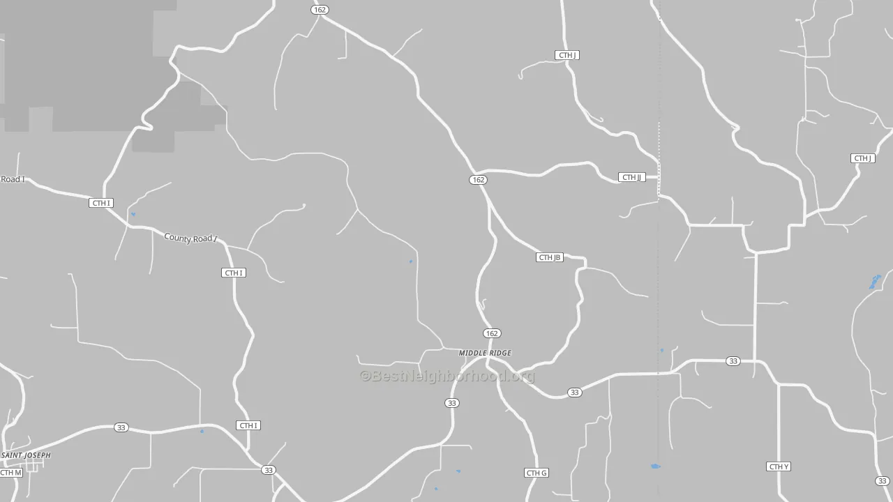Transit Grade map of Middle Ridge, WI