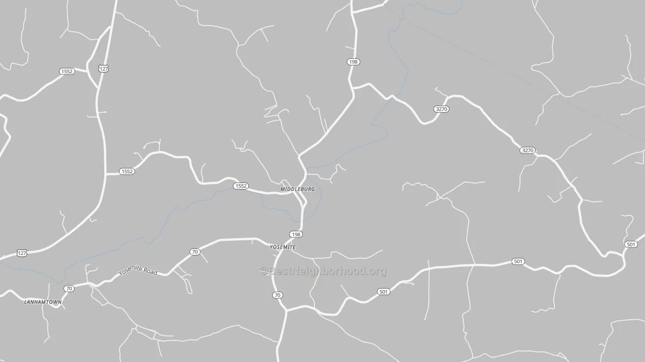 Transit Grade map of Middleburg, KY