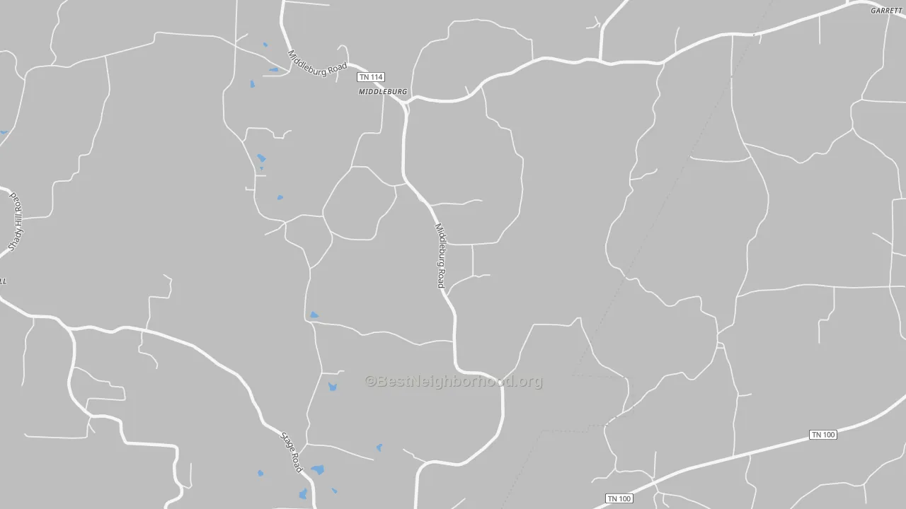 Transit Grade map of Middleburg, TN