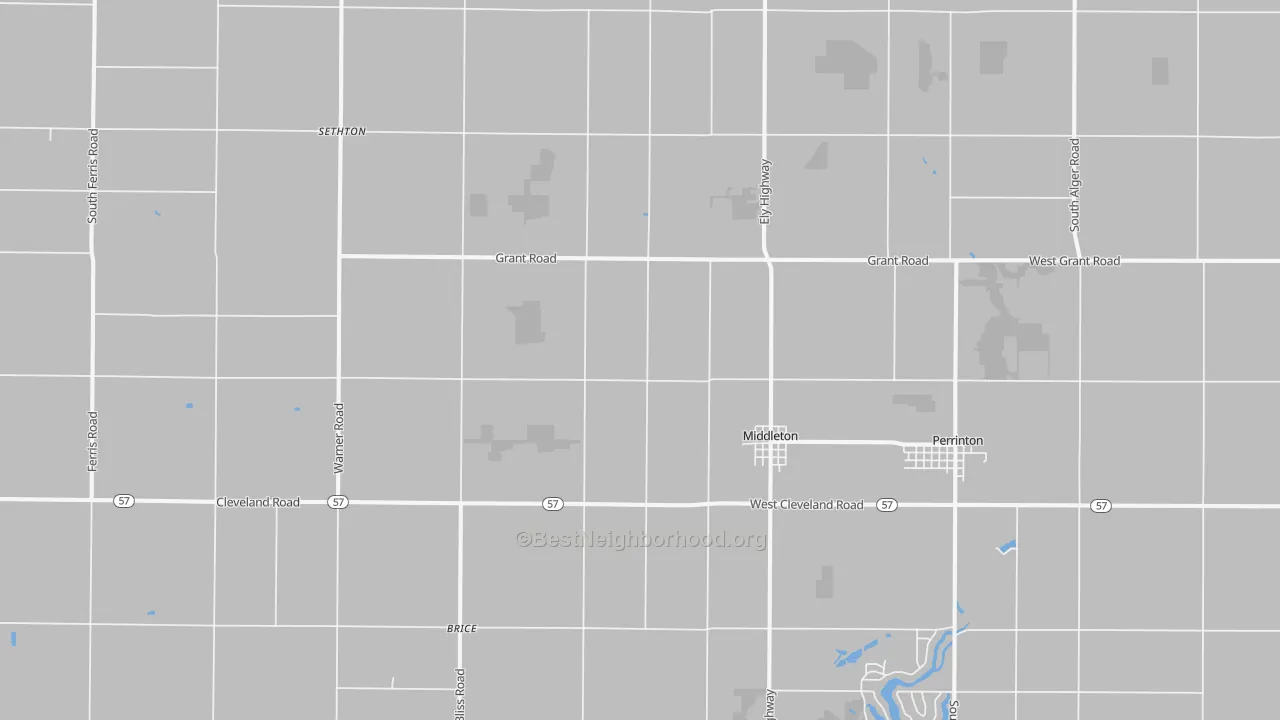 Transit Grade map of Middleton, MI