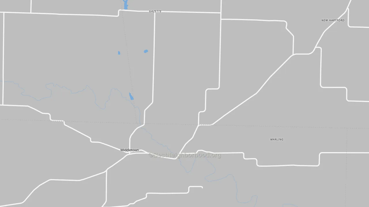 Transit Grade map of Middletown, MO