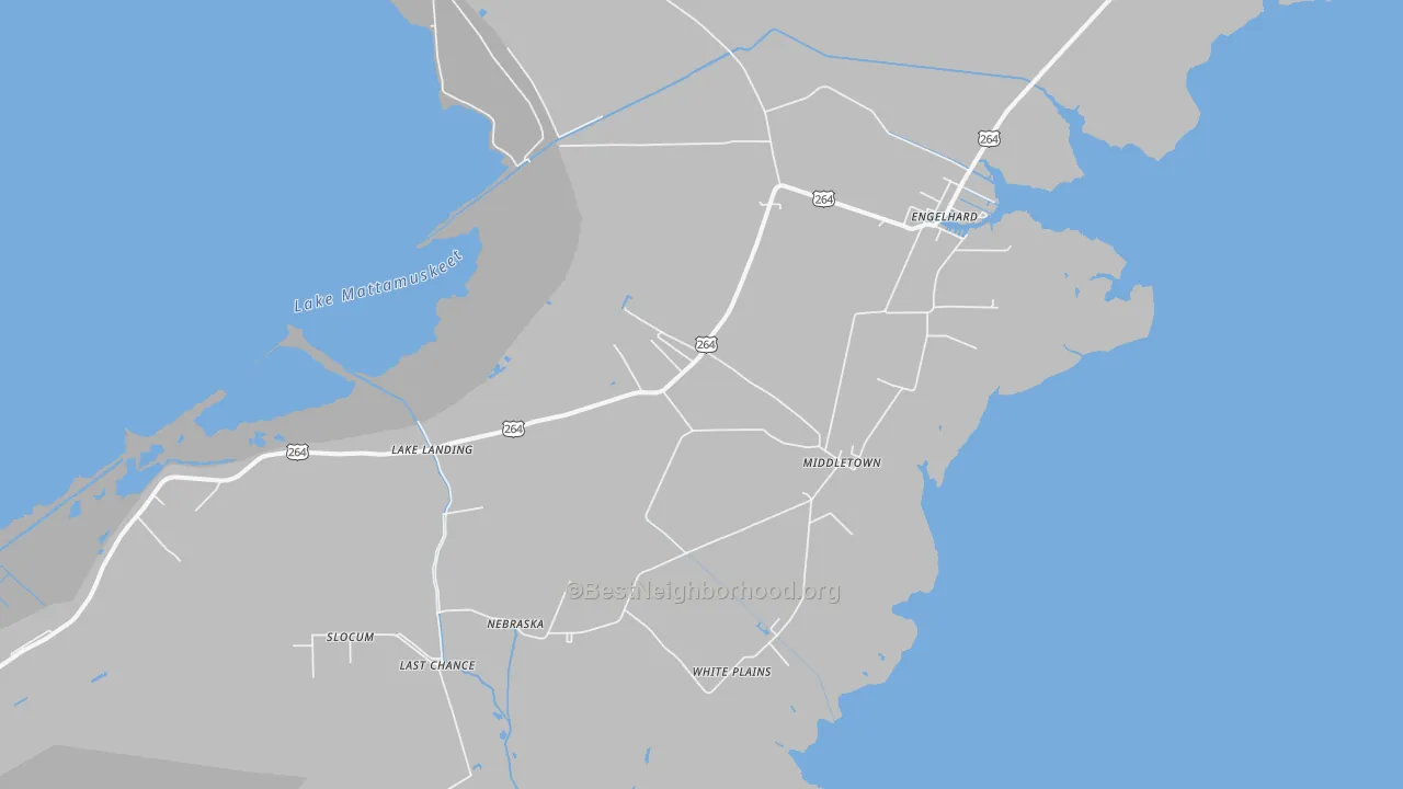 Transit Grade map of Middletown, NC