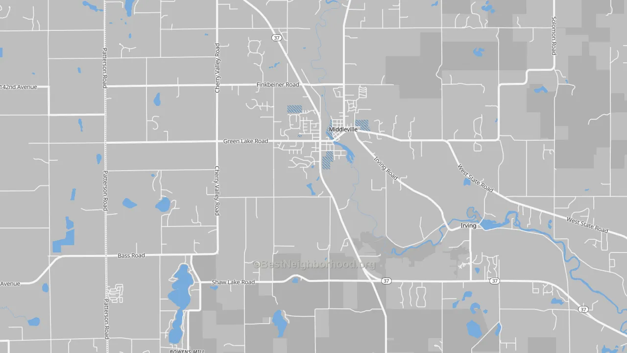 Transit Grade map of Middleville, MI